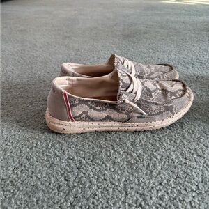 Snake Print Hey Dude